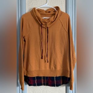 Maurices hoodie with flannel bottom